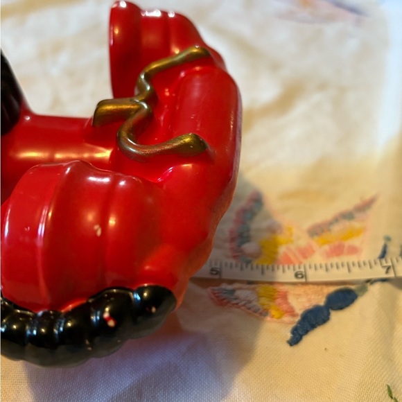 Vintage Red Rotary Phone Piggy Bank - Picture 9 of 9